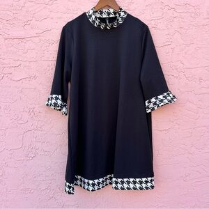 Stylewe Dress Black White Geometric Size 2XL